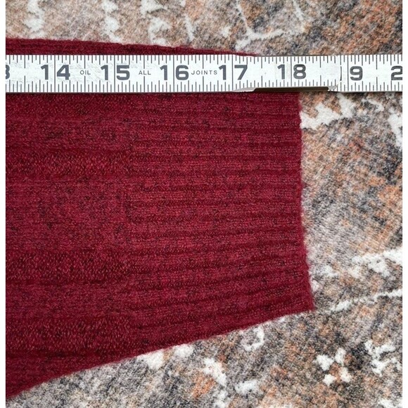 Torrid 3 Boyfriend Cardigan Sweater Rhubarb Red Vegan Cashmere Soft Cozy Pockets - Picture 13 of 16